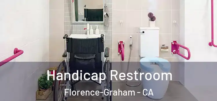 Handicap Restroom Florence-Graham - CA